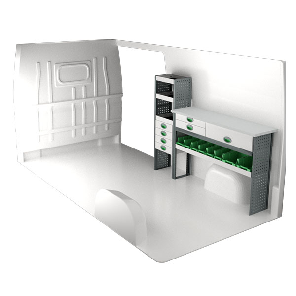 Equipamiento metálico lado derecho équipement pour utilitaire Opel MoVano C 2021 