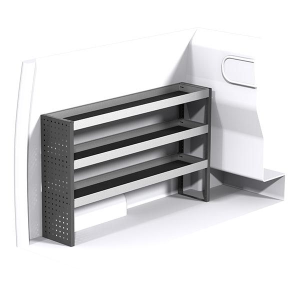 Equipamiento metálico lado izquierdo équipement pour utilitaire Nissan NV200 2009 
