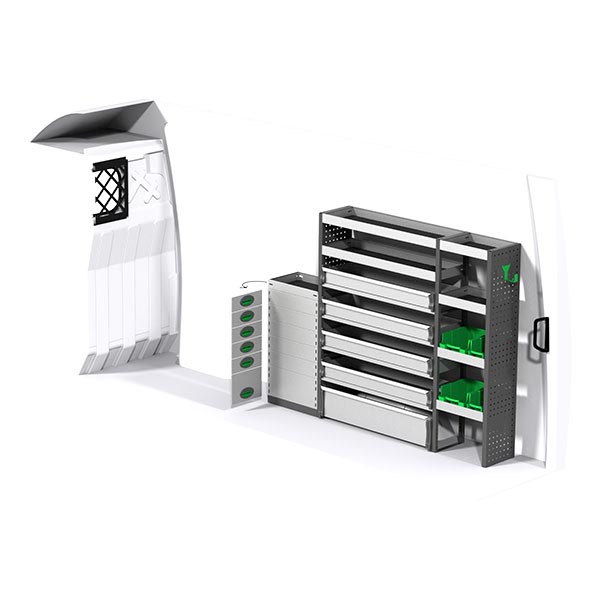 Equipamiento metálico lado derecho équipement pour utilitaire Iveco Daily III 2014 