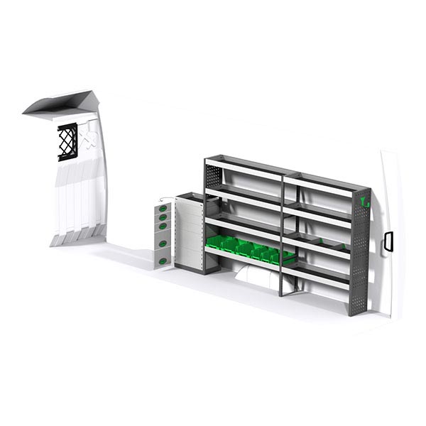 Equipamiento metálico lado derecho équipement pour utilitaire Iveco Daily III 2014 