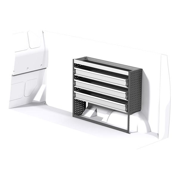 Equipamiento metálico lado derecho équipement pour utilitaire Volkswagen Transporter 5 
