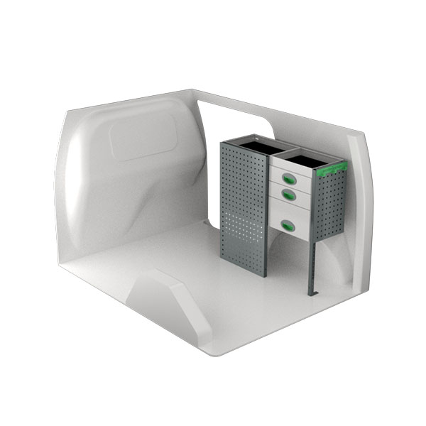 Equipamiento metálico lado derecho équipement pour utilitaire Renault Express Van 2021 