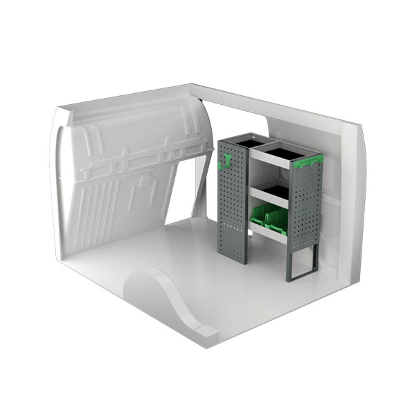 Equipamiento metálico lado derecho équipement pour utilitaire Peugeot Partner III 2018 