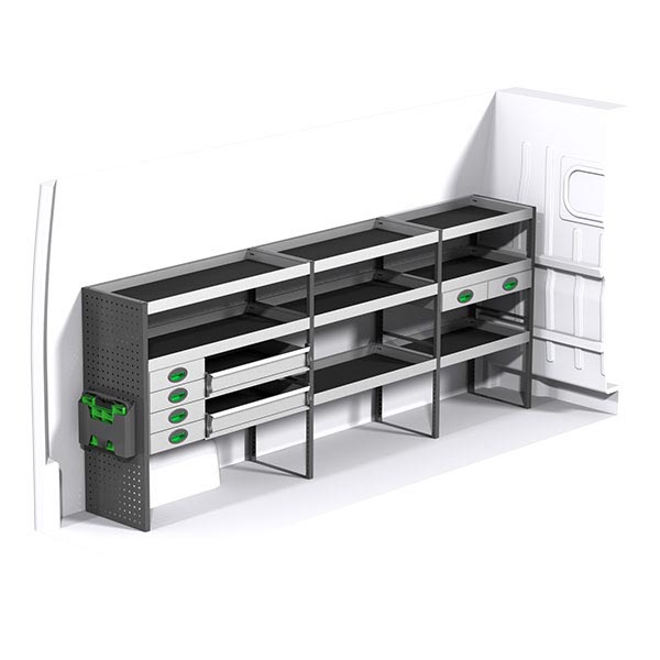 Equipamiento metálico lado izquierdo équipement pour utilitaire Citroen Jumper II 2006 