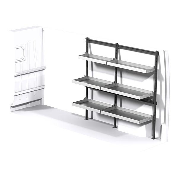Equipamiento metálico lado derecho équipement pour utilitaire Citroen Jumper II 2006 