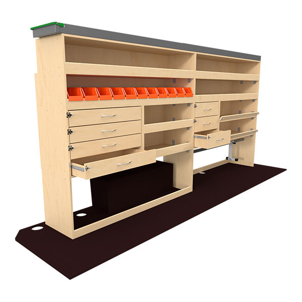 Módulo de equipamiento Optipro lado izquierdo équipement pour utilitaire Iveco Daily III 2014 