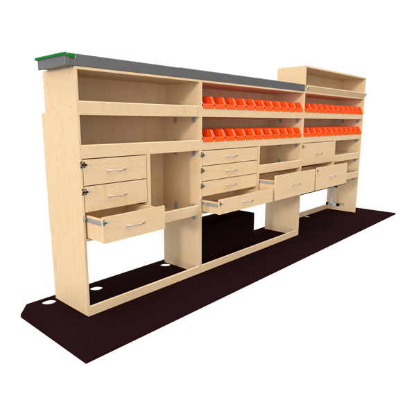 Módulo de equipamiento Optipro lado izquierdo équipement pour utilitaire Iveco Daily III 2014 