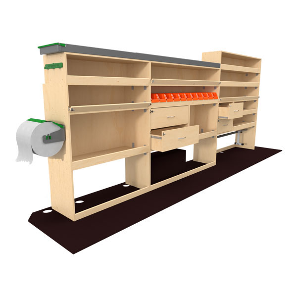 Kit completo Optipro para técnico de mantenimiento équipement pour utilitaire Iveco Daily III 2014 