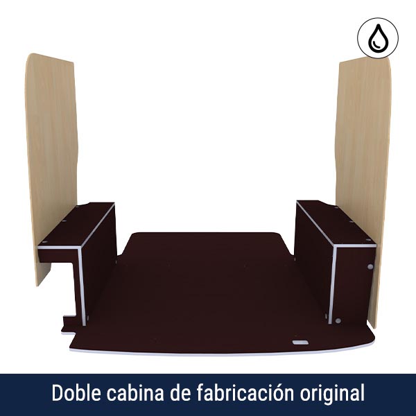 Panelado de madera Excellencia en contrachapado antideslizante + barnizado équipement pour utilitaire Volkswagen Transporter 61 