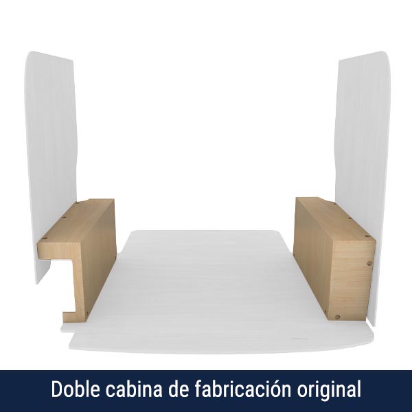 Cubre pasos de rueda de contrachapado en bruto équipement pour utilitaire Volkswagen Transporter 61 