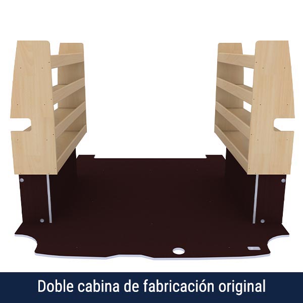 Equipamiento  interior Optimum Premium contrachapado antideslizante équipement pour utilitaire Ford Custom 2013 