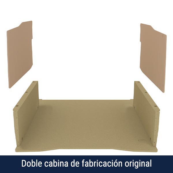 Panelado de madera Essential aglomerado + MDF / Puertas traseras incluidas équipement pour utilitaire Peugeot Partner III 2018 