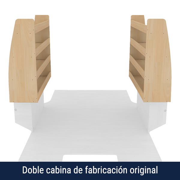 Pack de estanterías de madera équipement pour utilitaire Opel VIVaro C 2019 