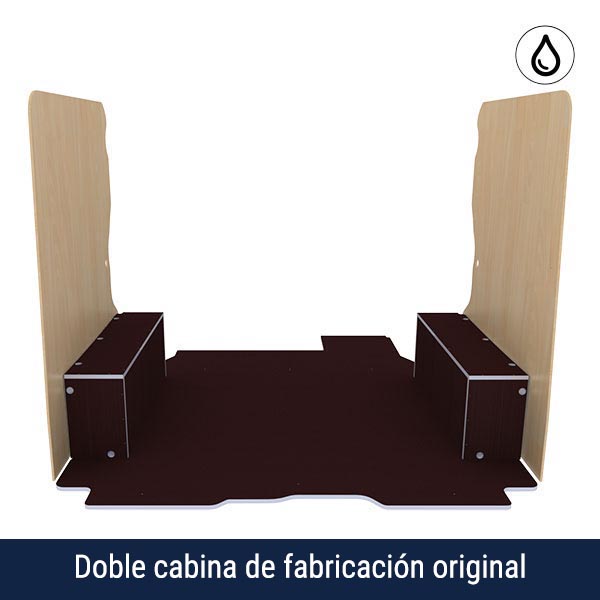 Panelado de madera Excellencia en contrachapado antideslizante + barnizado équipement pour utilitaire Nissan Primastar 2021 