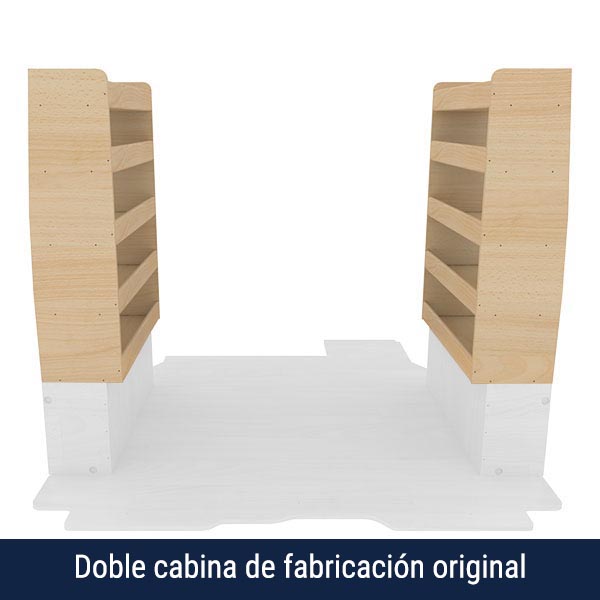 Pack de estanterías de madera équipement pour utilitaire Nissan Primastar 2021 