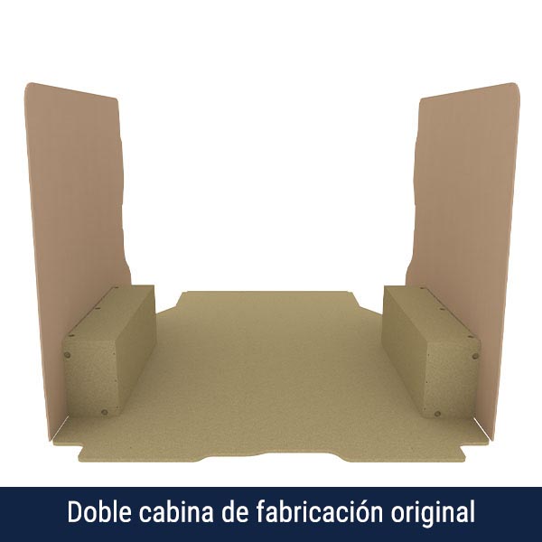 Panelado de madera Essential aglomerado + MDF / Puertas traseras incluidas équipement pour utilitaire Nissan Primastar 2021 